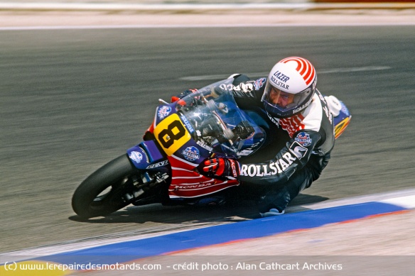De Radiguès lors du GP de France 1986 au Paul Ricard