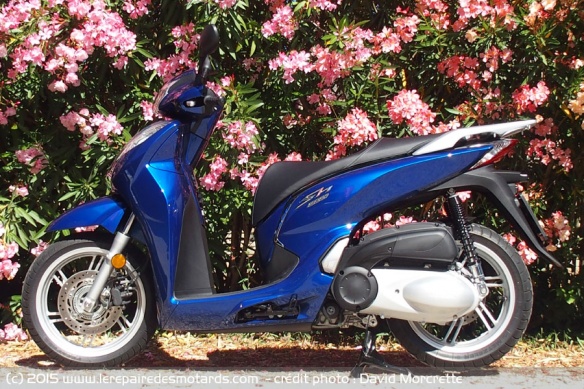 Honda SH 300i de coté