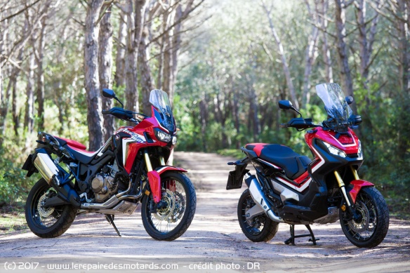 Le constructeur s'est inspiré du design de l'Africa Twin pour son X-ADV