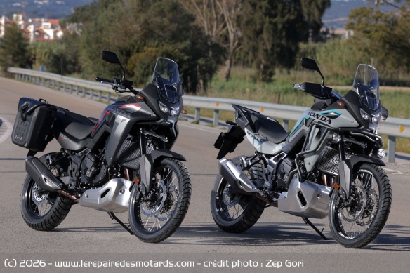La version E-Clutch de la Honda XL750 Transalp est propos&eacute;e &agrave; partir de 10.949 euros