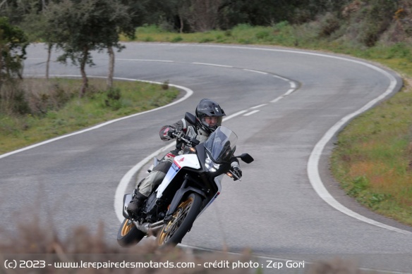Essai de la Honda XL750 Transalp sur route