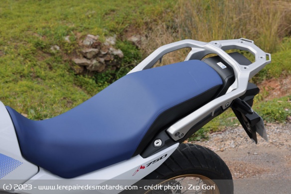 La selle de la Honda XL750 Transalp