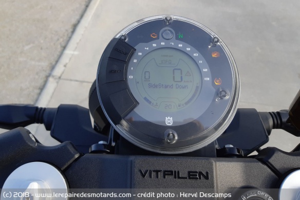 Compteur de la Husqvarna Vitpilen 701