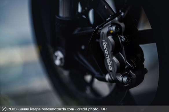 Les freins Brembo de la Husqvarna 701 Vitpilen
