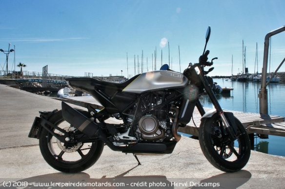 Essai de la Husqvarna Vitpilen 701