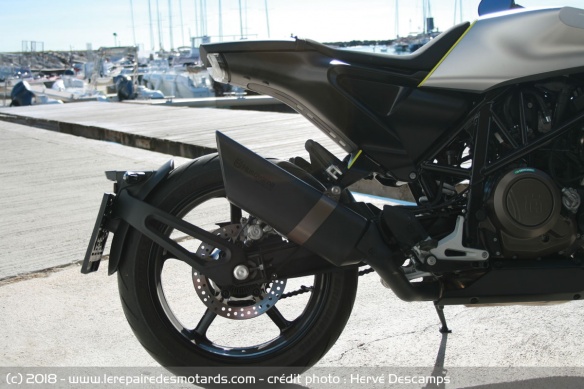 Silencieux de la Husqvarna Vitpilen 701