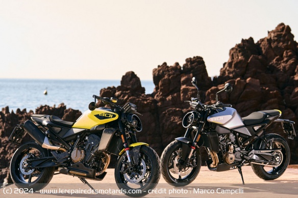 Les coloris 2025 de la Husqvarna Vitpilen 801