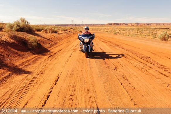 Essai Indian Chieftain sur piste