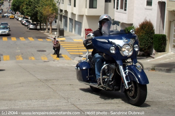 Essai Indian Chieftain en ville