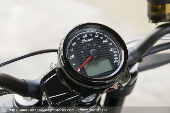 Compteur de l'Indian FTR 1200
