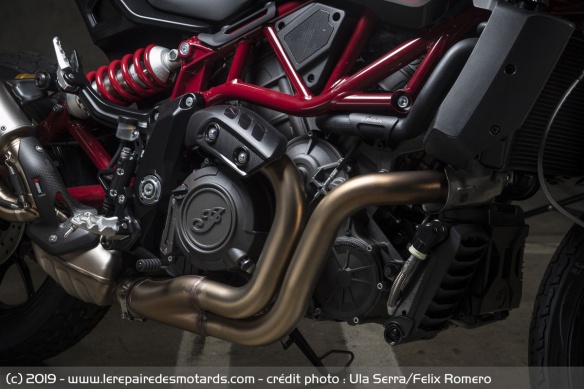 Le V-Twin de l'Indian FTR1200S