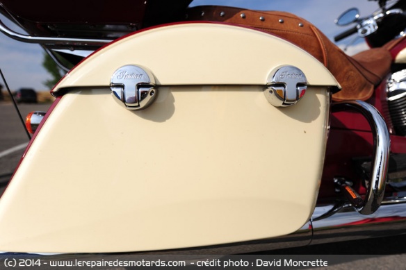 Valise latérale de l'Indian Roadmaster