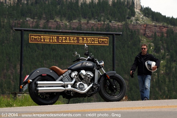Indian Scout au Ranch