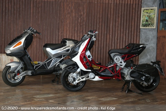 Le Dragster original et la version 2020