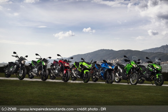 Essai de la gamme Kawasaki A2
