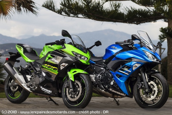 Kawasaki Ninja 400 et Ninja 650