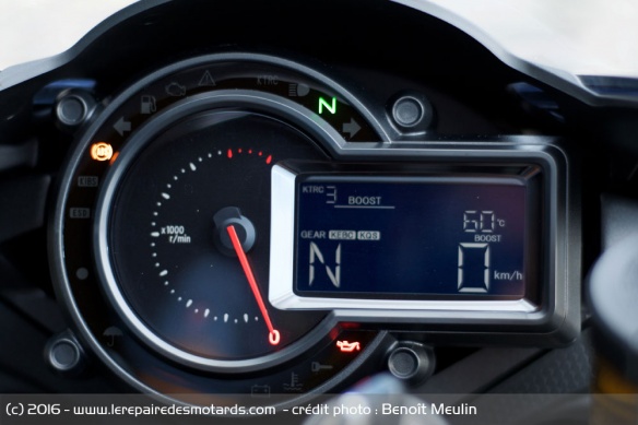 Compteur de la Kawasaki H2