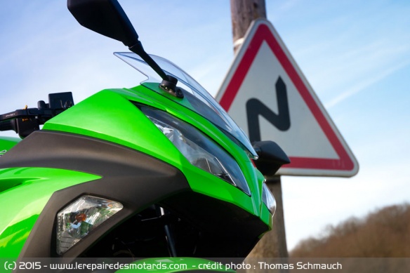 un air de famille évident avec les zx6r et zx10r