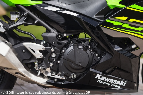 Moteur de la Kawasaki Ninja 400