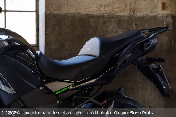 La selle de la Kawasaki Versys 1100 SE