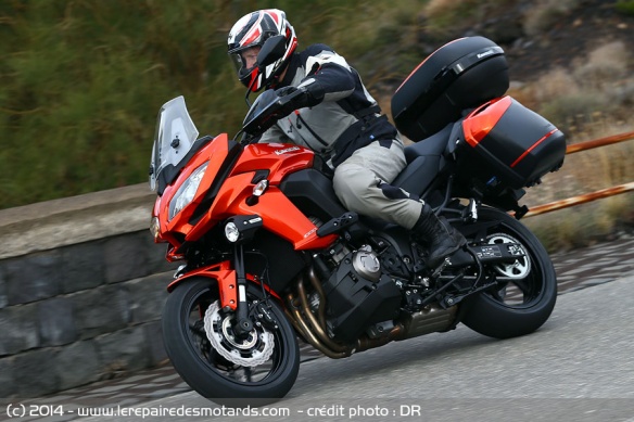 Kawasaki Versys 1000 à l'attaque
