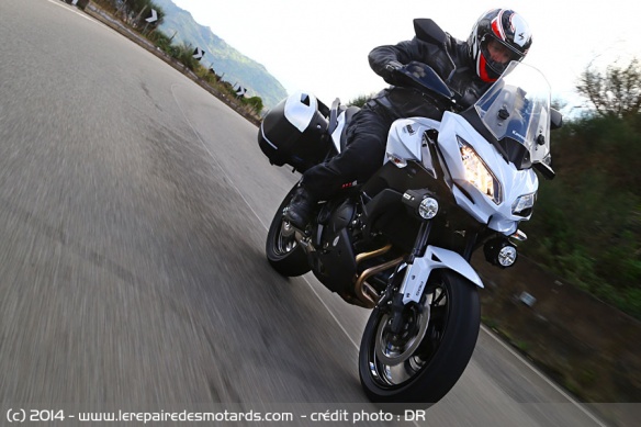 Kawasaki Versys 650 en voyage