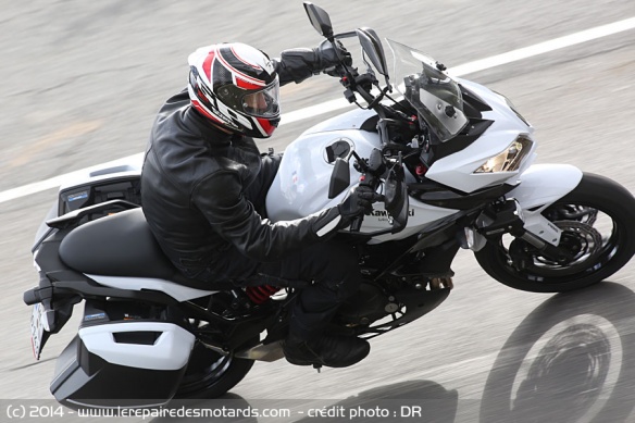 Vue du ciel Kawasaki Versys 650