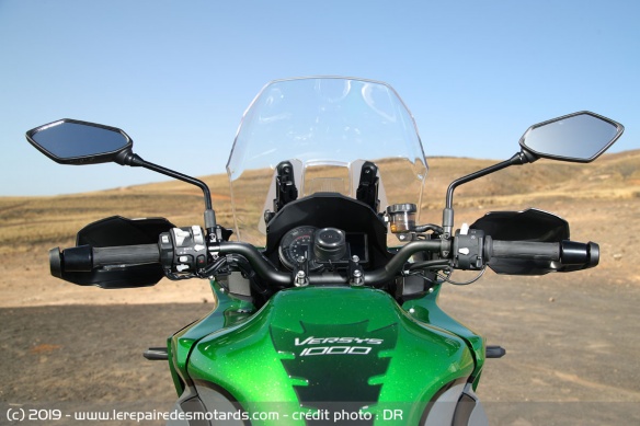 Ergonomie de la Kawasaki Versys 1000 SE
