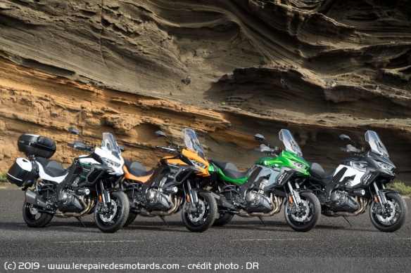 Dclinaisons de la Kawasaki Versys 1000 SE
