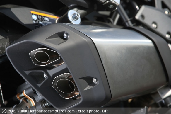 Silencieux de la Kawasaki Versys 1000 SE