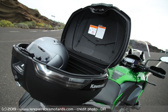 Top case de la Kawasaki Versys 1000 SE