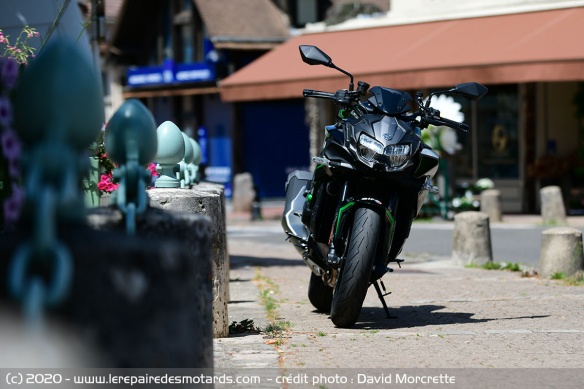 Une moto supercharged prête à se déchaîner