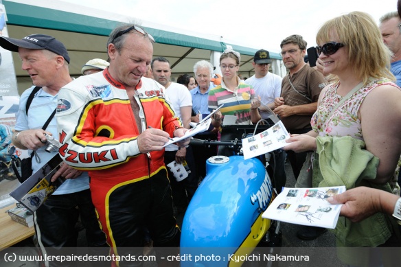 Graeme Crosby lors du Festival of 1.000 Bikes de Mallory Park