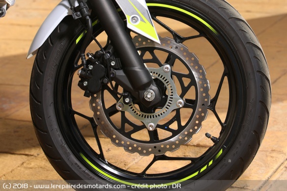 Frein avant de la Kawasaki Z125
