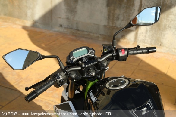 Guidon de la Kawasaki Z125