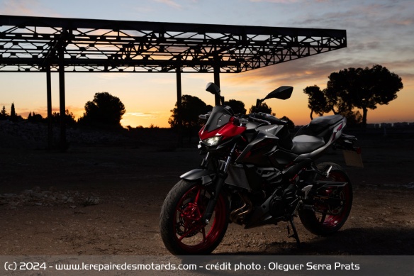La Kawasaki Z500 2024