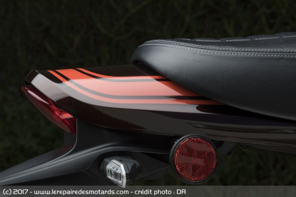 Arrière de la Kawasaki Z900RS