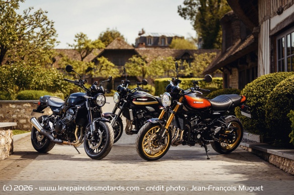 La Kawasaki Z900RS dans ses versions Black Ball, standard et SE
