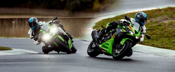 Essai comparatif Kawasaki ZX-4R / ZX-6R