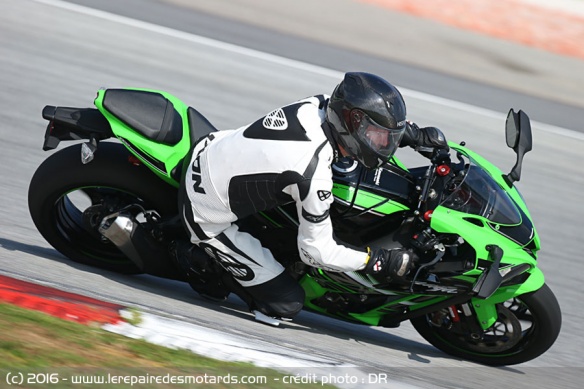 Vue de dessus Kawasaki ZX-10R