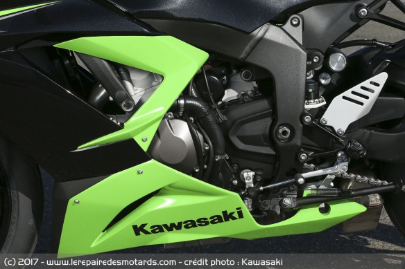 Moteur de la Kawasaki ZX-6R