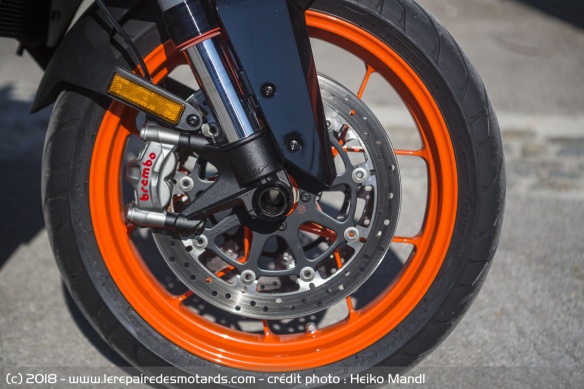 Frein avant de la KTM 1290 Super Duke GT