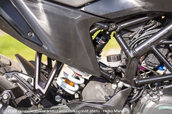 Amortisseur WP de la KTM 390 Adventure