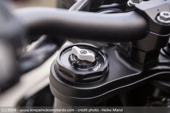 Réglage de la fourche WP de la KTM 390 Adventure