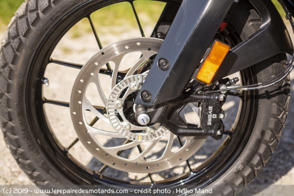 Frein avant de la KTM 390 Adventure