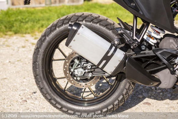 Silencieux de la KTM 390 Adventure
