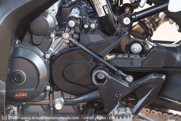 Bloc moteur LC8 bicylindre parallèle, 4 temps, refroidissement liquide, DOHC, 8 soupapes