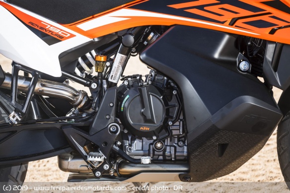 Le bicylindre de la KTM 790 Adventure