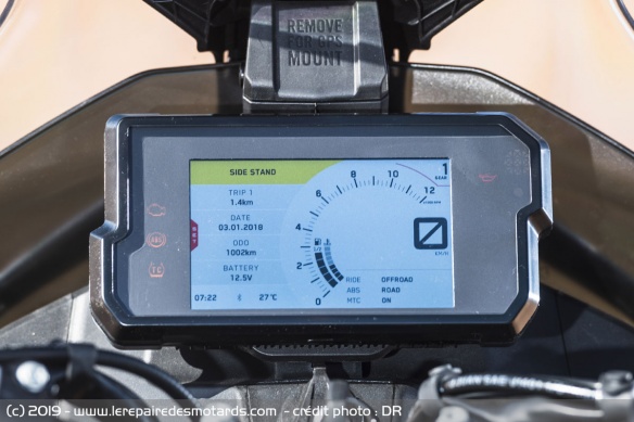 Tableau de bord KTM 790 Adventure