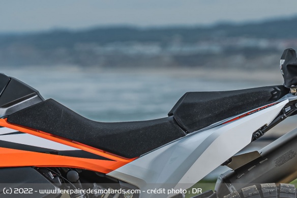 La selle de la KTM 890 Adventure